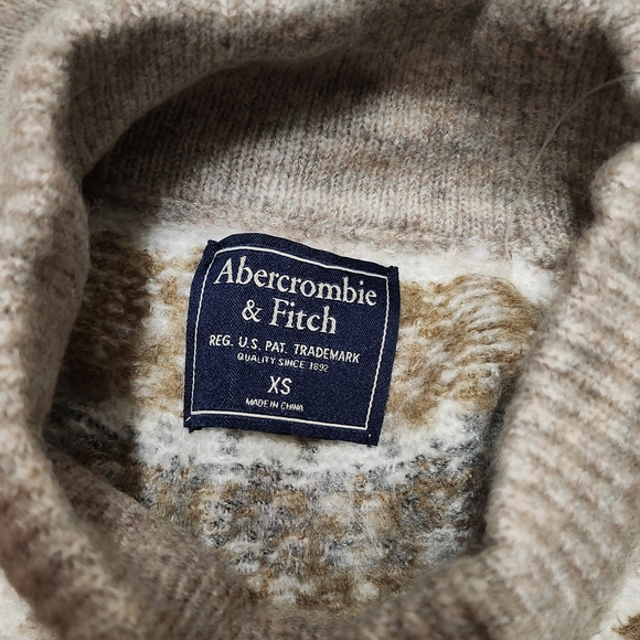 Abercrombie & Fitch Fair Isle Sweater Dress XS - Picture 5 of 6